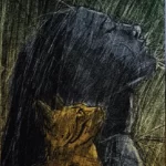 Portada del libro Hace días que llueve mierda de Germán Barrera Toro, escritor asociado de la AEO.