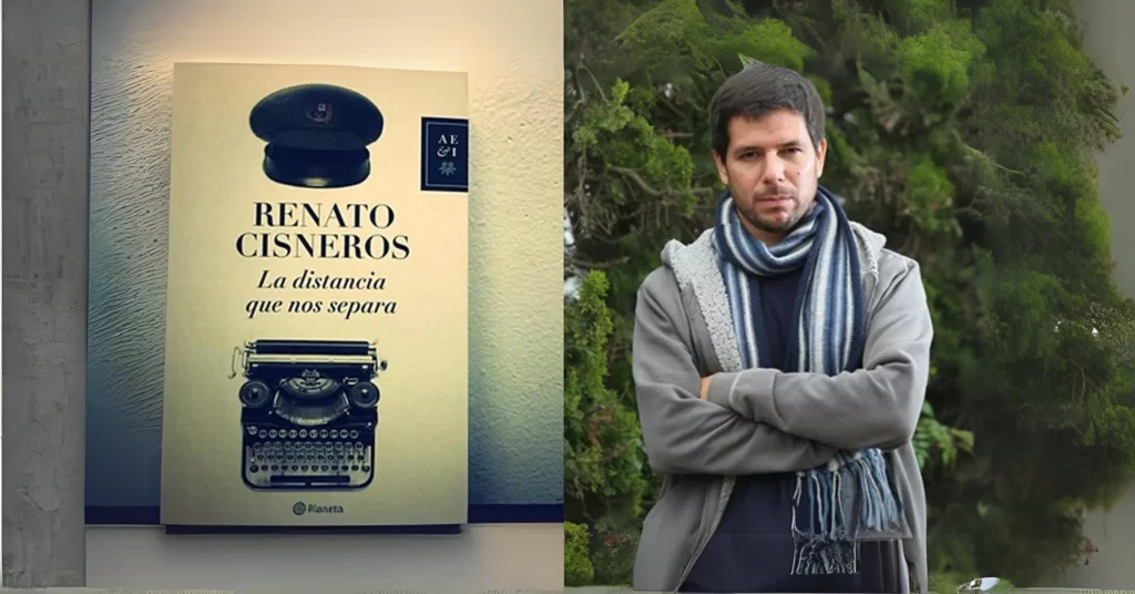 Lectores del Club de Lectura en la Biblioteca Northern Lights de Columbus comentan el libro La distancia que nos separa de Renato Cisneros.