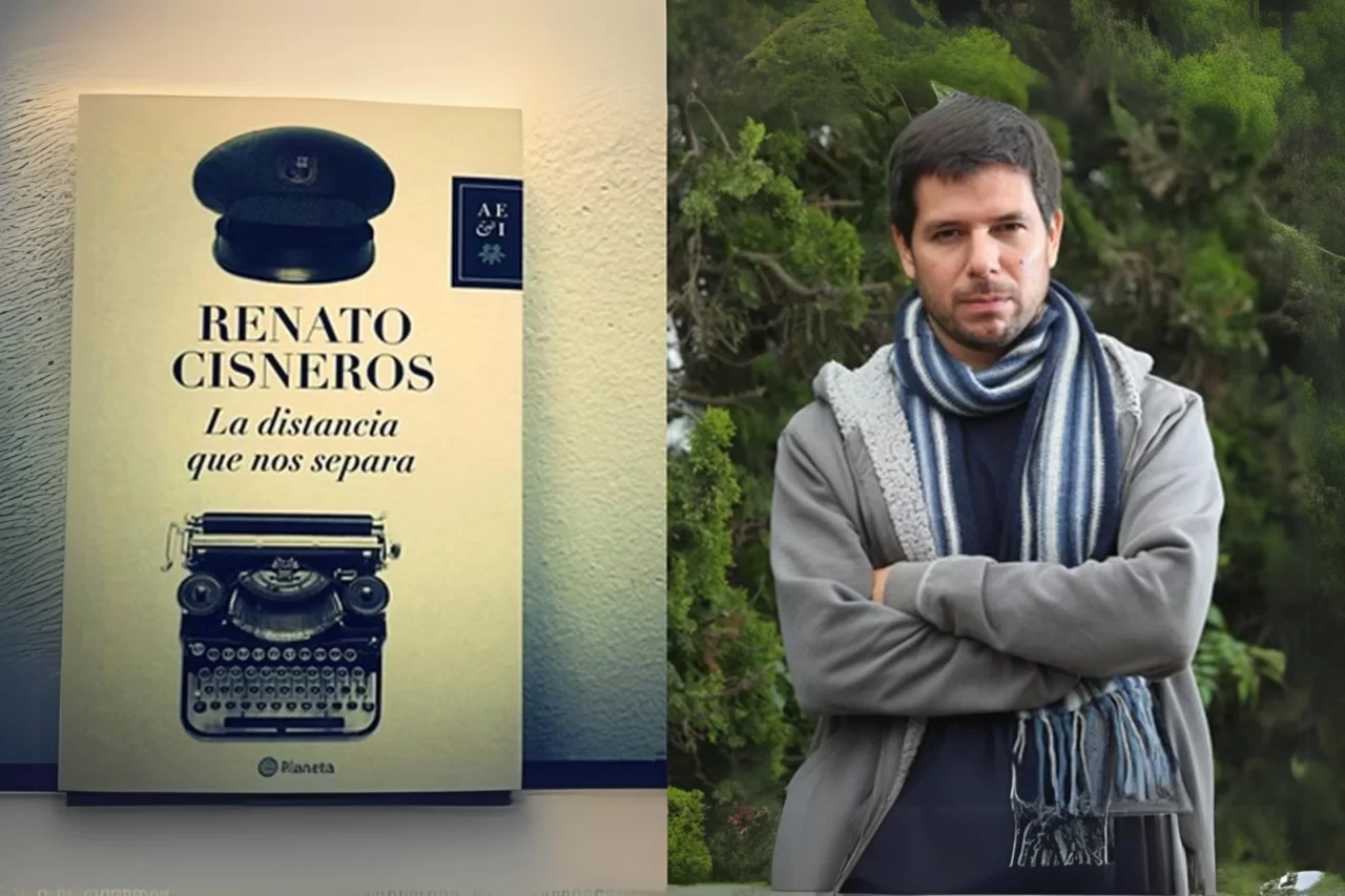 Lectores del Club de Lectura en la Biblioteca Northern Lights de Columbus comentan el libro La distancia que nos separa de Renato Cisneros.