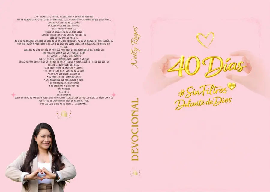 Devocional 40 Días #SinFiltros Delante de Dios - Afiche #1